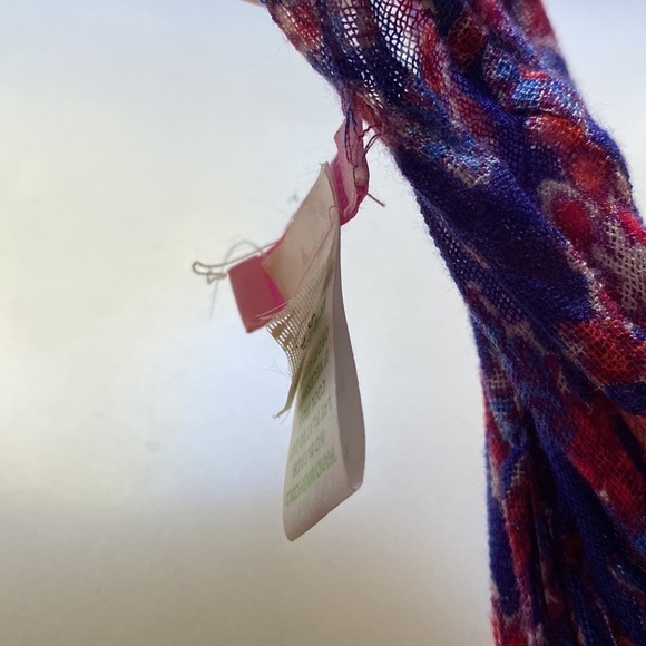 Lilly Pulitzer Infinity Scarf Floral Rayon Light Scarf - Picture 14 of 14